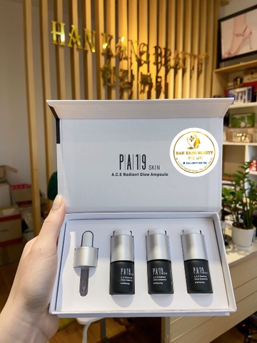 Tinh chất dưỡng trắng PA19 Skin A.C.E Rdiant Glow Ampoule Whitening