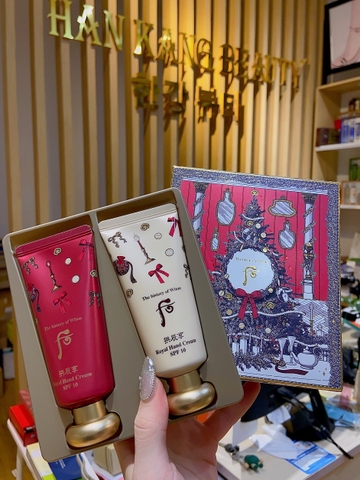 Kem Dưỡng Da Tay WHOO Royal Hand Cream Limited Edition Special Set 2pcs Cho Đôi Tay Mịn Màng Không Thô Ráp