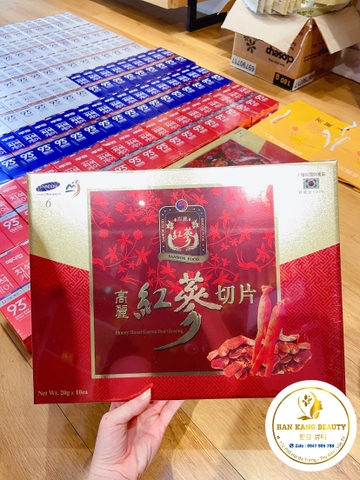 Hồng sâm lát tẩm mật ong Sambok Food Hàn Quốc 200g (có VAT)