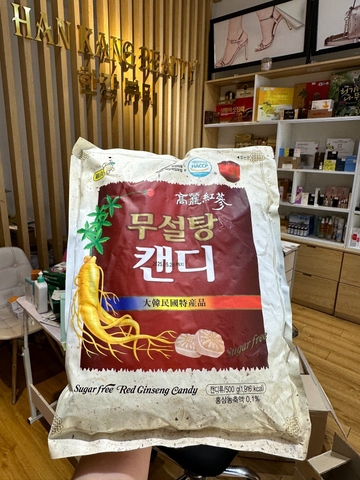 Kẹo Sâm Không Đường Sugar Free Red Ginseng Candy 500g
