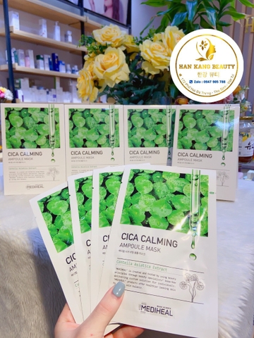 Mặt Nạ Làm Dịu Phục Hồi Da Mediheal Cica Calming Ampoule Mask 25ml