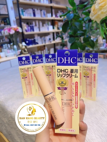 Son Dưỡng Ẩm Cho Môi Mềm Mại, Mịn Màng DHC Nhật Lip Cream 1.5g