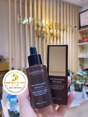 Tinh chất dưỡng trắng da Lumiderm Vital Niacinamide 20% Serum