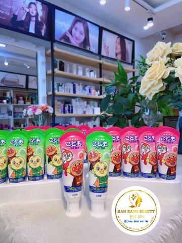 Kem đánh răng vị hoa quả Lion Toothpaste Nhật Bản nội địa 40g