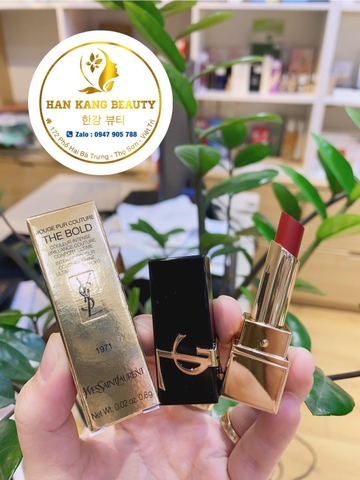 Son Lì Có Dưỡng YSL Rouge Pur Couture The Bold 1971 - Màu Đỏ Gạch (Mẫu Mới 2022)