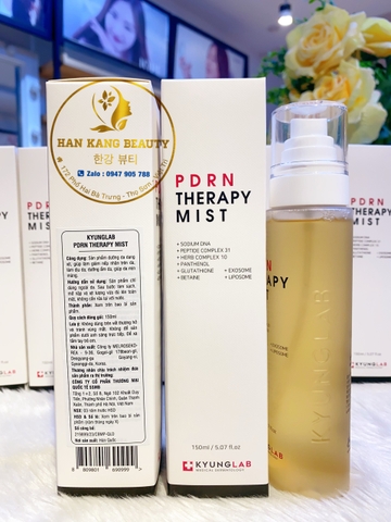Xịt khoáng tế bào gốc phục hồi, cấp ẩm, sáng da Kyung Lab PDRN Therapy Mist 150ml mẫu mới