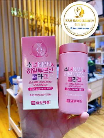 Viên uống Girl NMN & Hyaluronic Acid Collagen