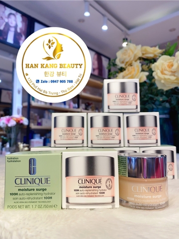 Kem Dưỡng Ẩm dạng Gel Clinique Moisture Surge 100H Auto-Replenishing Hydrator Aloe Bioferment + Ha 50ml