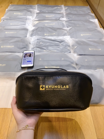 Túi da đựng mỹ phẩm Kyung Lab