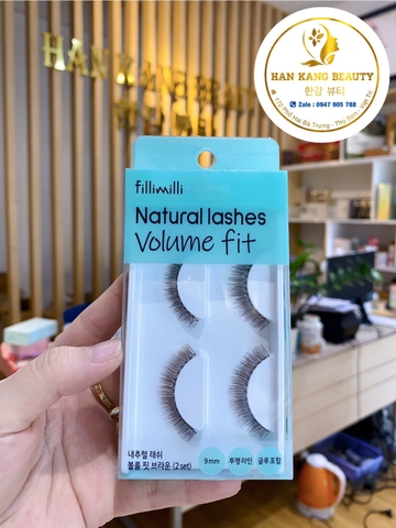 Mi giả gân trong Fillimilli Natural lashes Volume fit