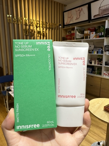 Kem Chống Nắng Innisfree Tone Up No Sebum Sunscreen SPF50+ PA++++ 50ml