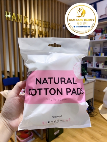 Bông Tẩy Trang Natural Cotton Pads Kyung Lab 120m