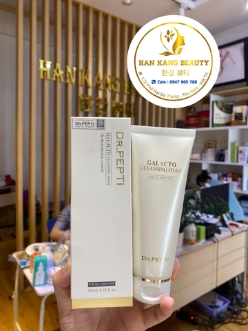 Sữa rửa mặt sáng da, trị nhờn, thu nhỏ lỗ chân lông Pepti Galacto Cleansing Foam ( có VAT )