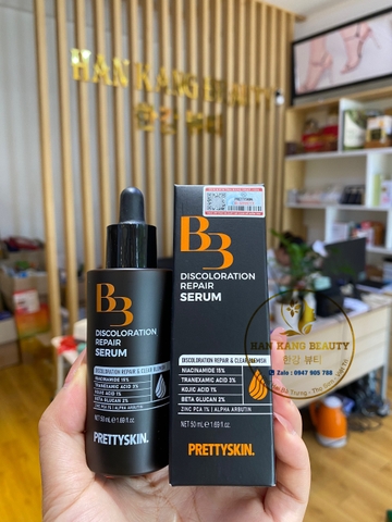 Serum Trắng da, Giảm thâm Nám Pretty Skin B3 Discoloration Repair Serum 50ml  ( có VAT )