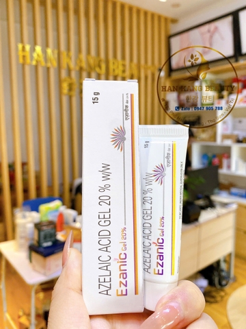 Gel Mờ Thâm Nám, Giảm Mụn làm trắng da Ezanic Gel 20% Azelaic Acid 15g