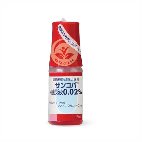 Nhỏ Mắt Cận Santen Sancoba 0.02% Giúp Phục Hồi Thị Lực - Nhật Bản