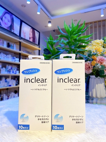 Đũa thần INCLEAR dung dịch vệ sinh ngăn ngừa viêm nhiễm, se khít vùng kín Nhật Bản (Hộp 10 ống)