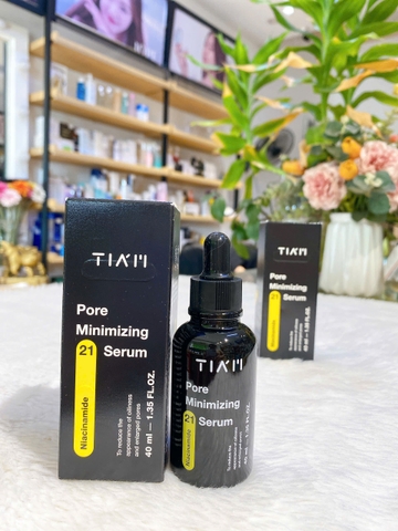 Serum Kiềm Dầu, Thu Nhỏ Lỗ Chân Lông TIA'M Pore Minimizing 21 Niacinamide 20% + Zinc 1% 40ml
