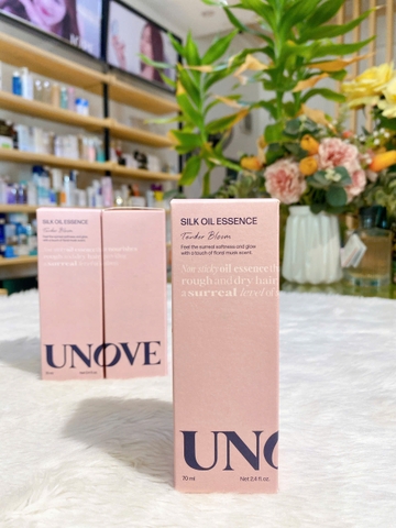 Tinh Chất Dưỡng Tóc UNOVE Chăm Sóc Tóc Khô Xơ, Hư Tổn, Bóng Mượt Silk Oil Essence Tender Bloom 70ml