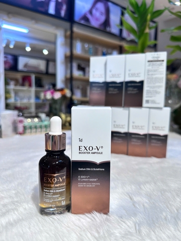 Serum dưỡng trắng da Exo-V booster Ampoule  Sodium DNA & Glutathione 30ml