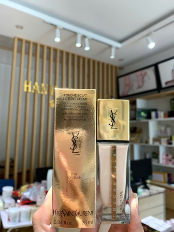 Kem Nền YSL Nắp Vàng Touche Eclat Le Teint Foundation Fullsize 25ml B10 Porcelain