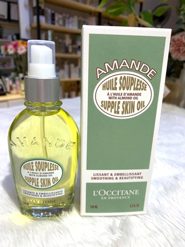 Dầu dưỡng toàn thân hạnh nhân L'occitane Almond Supple Skin Oil 100ml