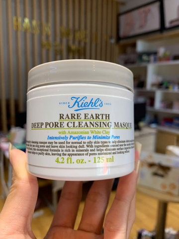 Mặt Nạ Đất Sét Làm Sạch Sâu, Se Lỗ Chân Lông Kiehl's Rare Earth Deep Pore Cleansing Masque 14ml