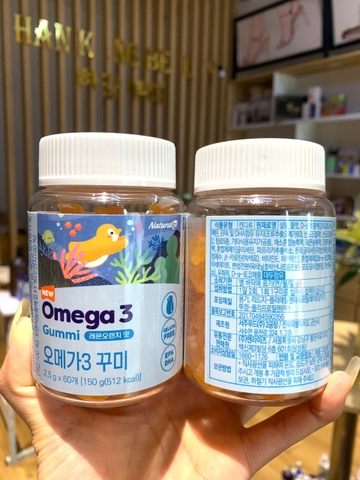 Kẹo Omega 3 Nutri D-day baby kids 60 viên cho bé