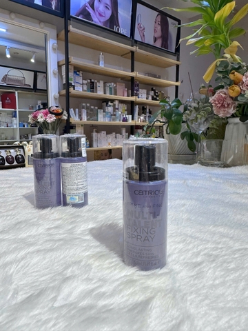 Xịt Khoá Nền Catrice Prime And Fine Multi-Talent Fixing Spray Cố Định Lớp Trang Điểm 50ml