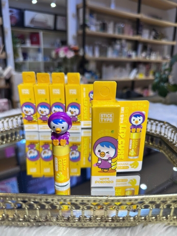 Son dưỡng môi trẻ em Pororo Petty Lip Cure Hàn Quốc- Banana Vị Chuối