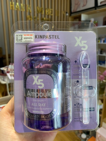 Tinh chất ủ bóng căng da, chống lão hoá Skinpastel X5 Collagen Ampoule All Day 250ml (có VAT)