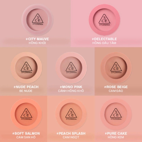 Phấn Má Hồng 3ce Face Blush