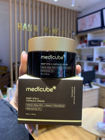 Kem Dưỡng Viên Nang Sáng Da, Mờ Thâm Medicube Deep Vita C Capsule Cream 55g