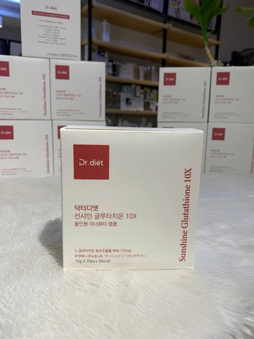 Nước Uống Trắng Da Sunshine Glutathione 10x Dr. Diet