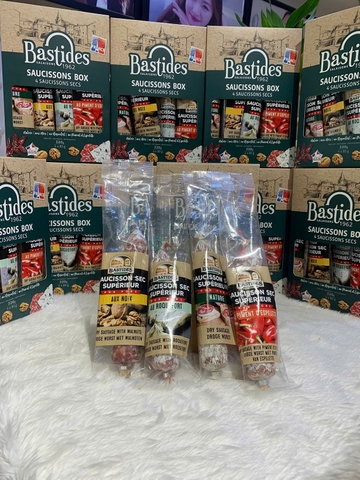 Set salami Bastides 1962 Saucissons Box mix 4 vị– 4 hương vị độc đáo
