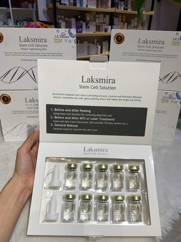 Tế bào gốc phục hồi tái sinh da, trắng mịn Laksmira Stem Cell Solution