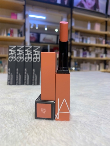 Son Thỏi Lì Mịn Nars Powermatte Lipstick 116 Start Me Up Màu Cam Gạch