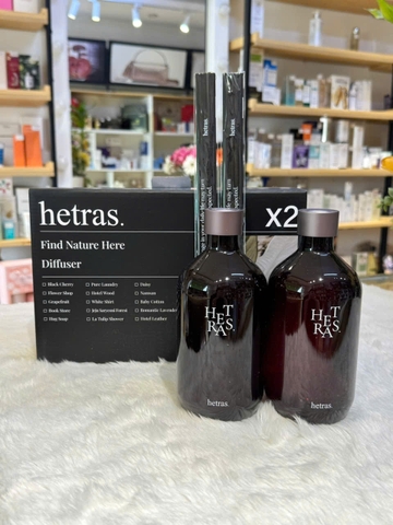 Tinh dầu thơm phòng  Lưu giữ hương thơm sang trọng cho không gian sống HETRAS Hàn Quốc 500ml ( 1 Chai Tách Sét )