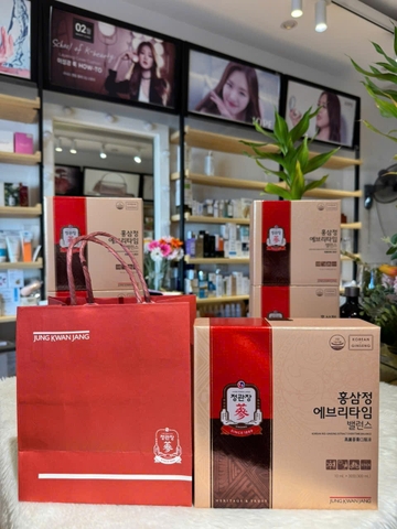 Tinh chất hồng sâm chính phủ KGC Korean Red Ginseng Extract Everytime balance ( hộp 30 gói x 10ml )