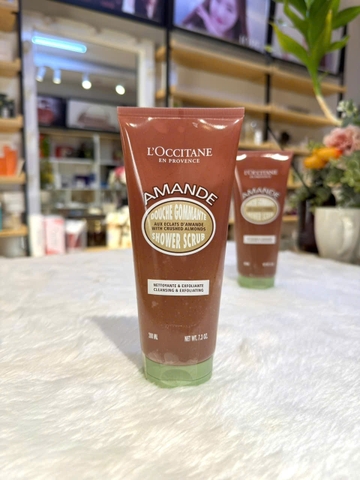 Gel Tắm Tẩy Tế Bào Chết Body Hạnh Nhân Amande L'Occitane Almond Shower Scrub 200ml