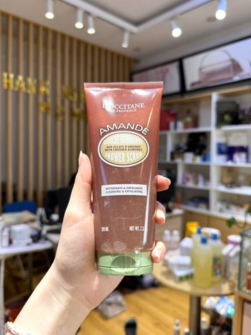 Gel Tắm Tẩy Tế Bào Chết Body Hạnh Nhân Amande L'Occitane Almond Shower Scrub 200ml