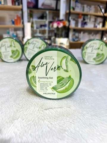 Gel Dưỡng Ẩm Chiết Xuất Lô Hội Arumore Calming And Moisturizing Aloe Vera Purity 99% Soothing Gel