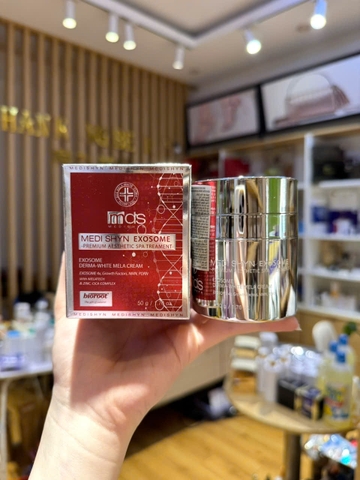 Kem dưỡng tế bào gốc Medi Shyn EXOSOME Premium Aesthetic Spa Treament Derma-White Mela Cream 50g
