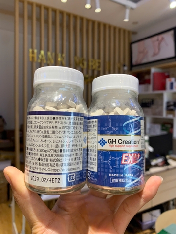 Viên uống hỗ trợ tăng chiều cao GH Creation EX+ Nhật Bản lọ 270 viên (có VAT)
