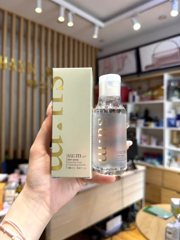 Nước tẩy trang sạch sâu, dịu nhẹ Su:m37 Skin Saver Essential Pure Cleansing Water 100ml