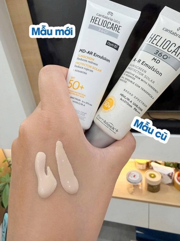 Kem chống nắng dạng sữa, nâng tone giảm kích ứng, đỏ da Heliocare 360º MD-AR Emulsion SPF 50+ PA++++