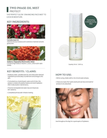 Xịt khoáng căng bóng, mờ thâm, chống lão hóa, Incellderm Vallatto oil mist