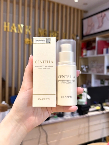 Tinh Chất Dưỡng Trắng, Phụ Hồi căng bóng da Dr.Pepti Centella Dark Spot Solution Ampoule 30ml (có hóa đơn VAT)