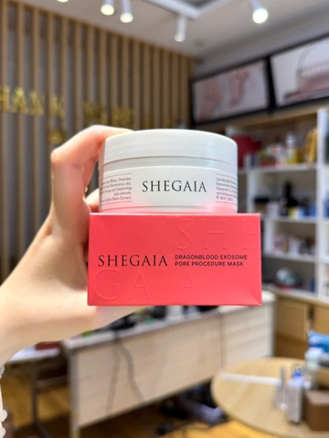 Mặt nạ tăng cường da se khít lỗ chân lông SHEGAIA Dragon Blood Exosome Pore Procedure Mask 150g