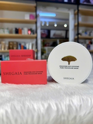 Mặt nạ tăng cường da se khít lỗ chân lông SHEGAIA Dragon Blood Exosome Pore Procedure Mask 150g